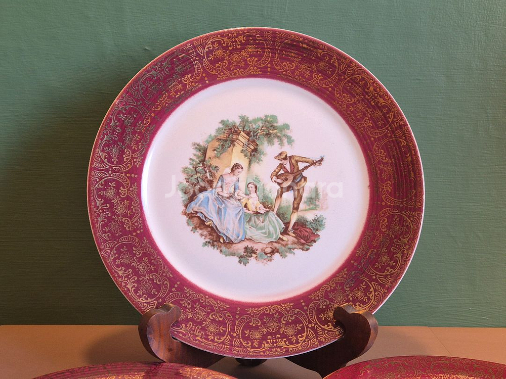 U.S.A엔틱 세브링 22K골드 접시.개당가--1