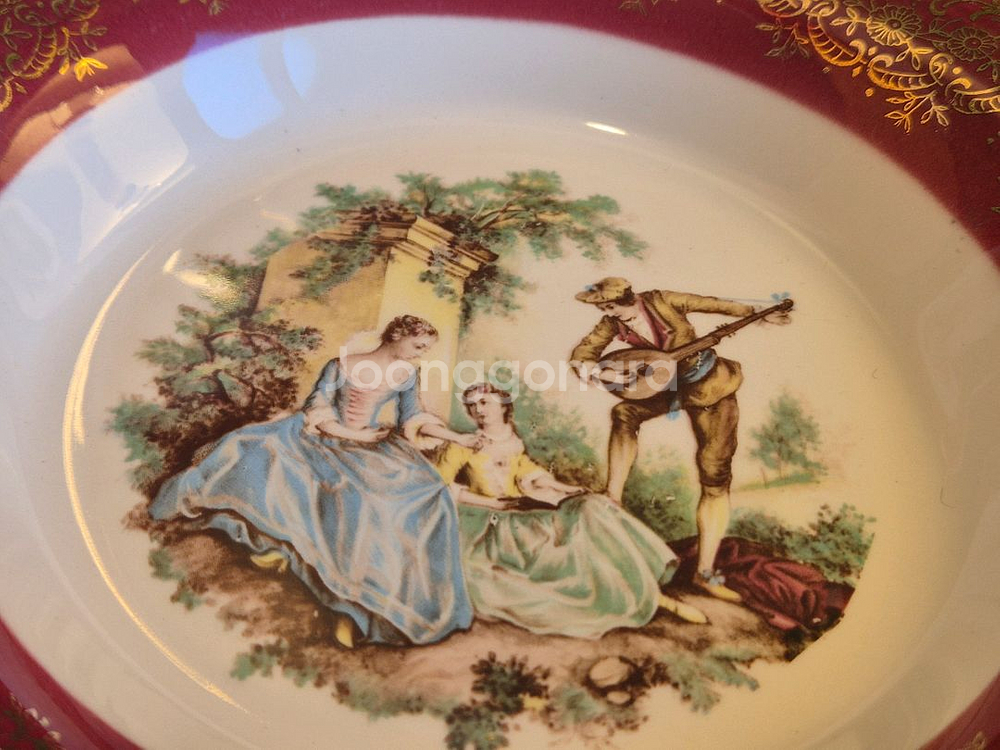 U.S.A엔틱 세브링 22K골드 접시.개당가--5