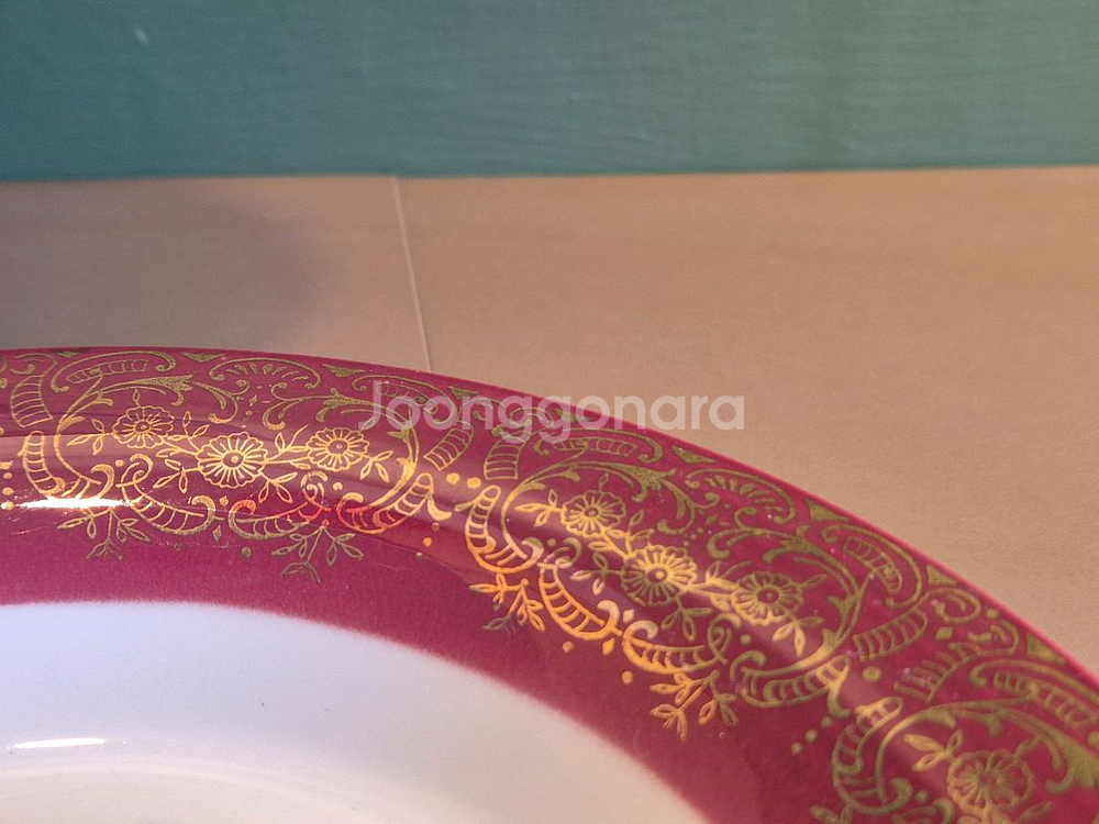 U.S.A엔틱 세브링 22K골드 접시.개당가--6