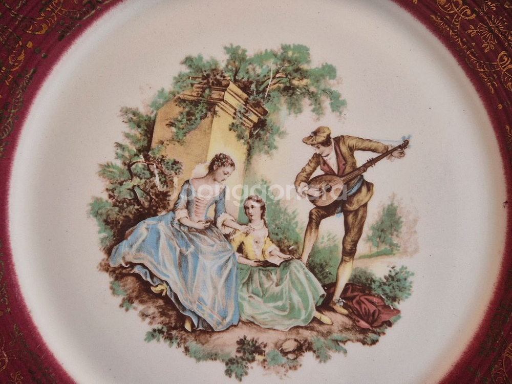 U.S.A엔틱 세브링 22K골드 접시.개당가--7