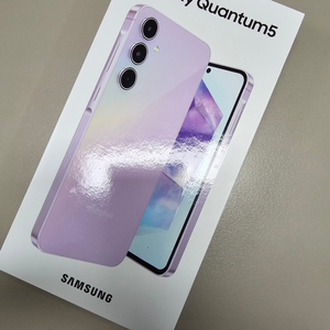 (풀박스신폰급) 갤럭시 퀀텀5 128G 라벤더 25년 5월개통 정상해지공기계 선물용 35만팝니다@