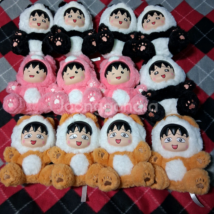 마루코동물잠옷인형 6종--0