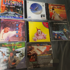 추억의 pc 소프트/게임 및 영화vcd들 총10장