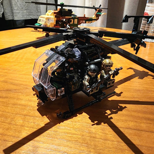 1/31 MH-6, AH-6 2 in 1 리틀버드 헬기 중제레고 이미지