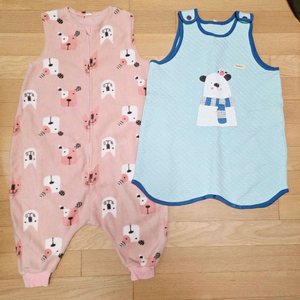 유아동 플리스 슬립색 XL(7-8세) 삼중직 수면조끼