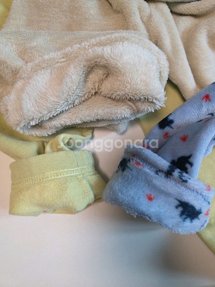 키즈 남아 여아 바지 130 폴햄키즈 약기모, 플리스 와이드, 수면바지--5