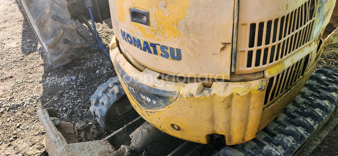 2004년식3900시간 이전해야 하는 코마츠 PC15 1.7톤 미니굴삭기 가변됨 본바가지 대바가지 쁘레카 집게 갈퀴--2