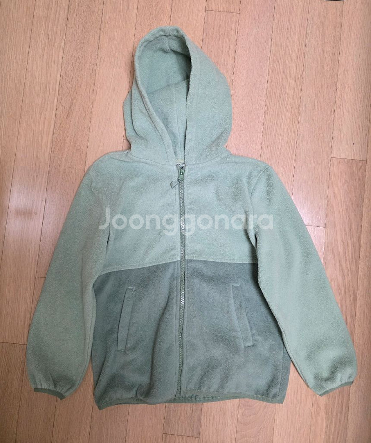 래핑차일드 컬러블럭 라이트 플리스 자켓 140--0