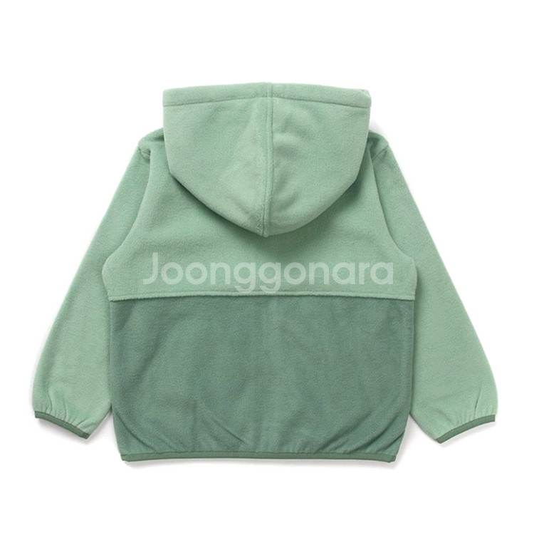 래핑차일드 컬러블럭 라이트 플리스 자켓 140--2