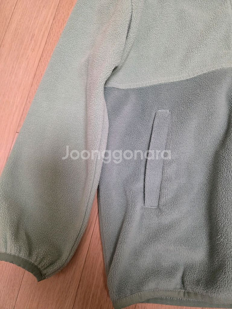 래핑차일드 컬러블럭 라이트 플리스 자켓 140--6