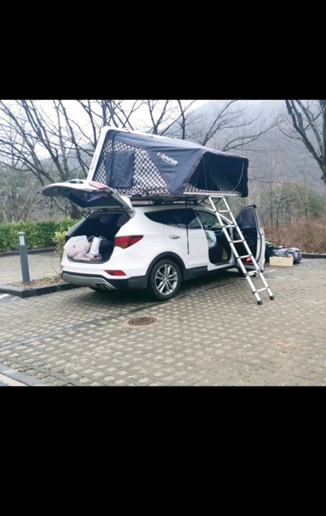 아이캠퍼 루프탑텐트 스카이 캠프 2.0(지도버전) 이미지