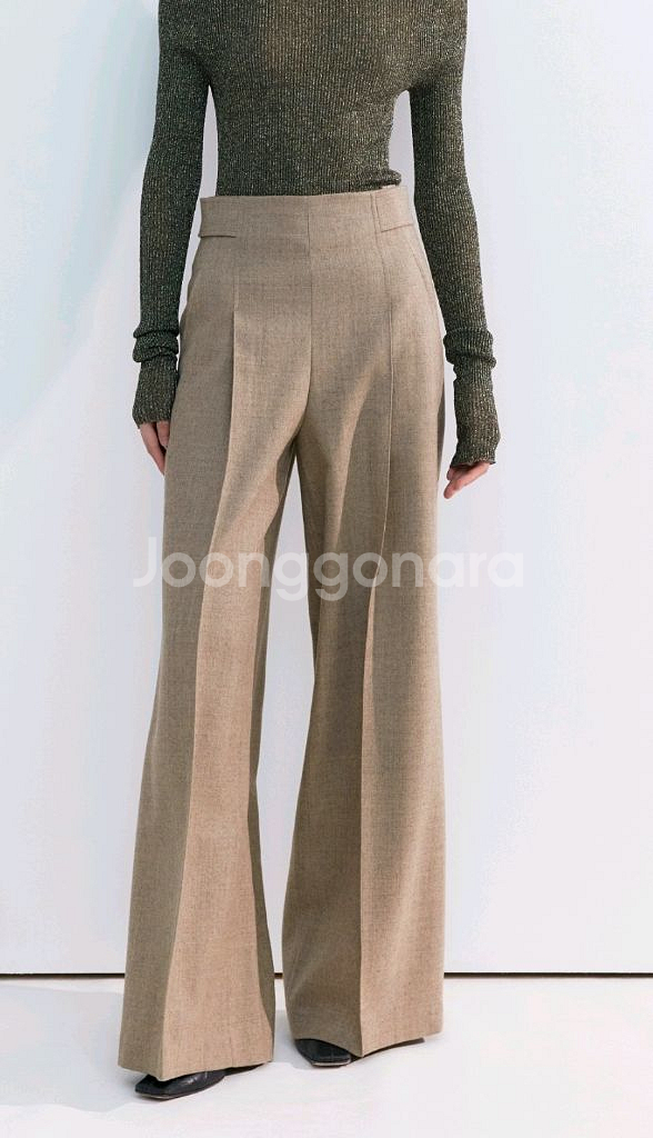 (득템가할인)R2W Carisa light wool PT 카리사 라이트 울 팬츠 Navy--0