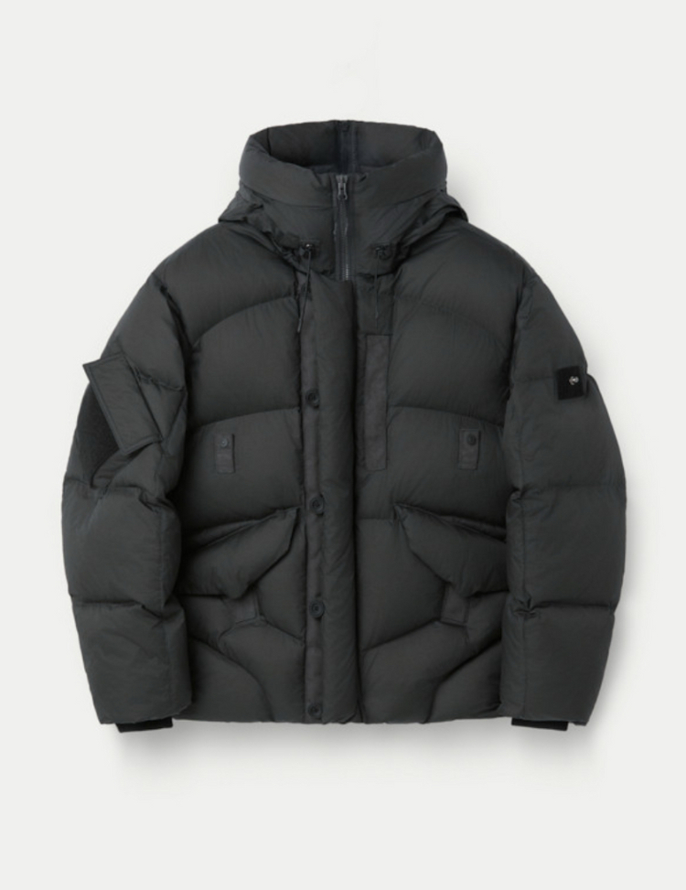 시리즈x언어펙티드 n2b 숏 다운 패딩 새제품 m사이즈--2