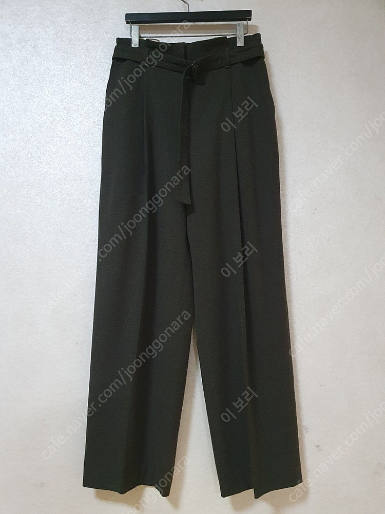 듀엘 DEWL 2022 울 블렌드 벨티드 팬츠--0