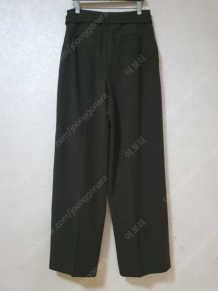 듀엘 DEWL 2022 울 블렌드 벨티드 팬츠--4