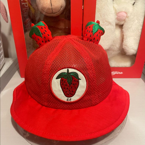 베베드피노 뿔딸기 모자