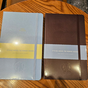 스타벅스 다이어리 플래너 버건디 스카이블루