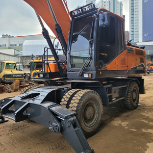 08W 타이어굴삭기 두산DX220W-7 (2023년) 회전라인 특AA급 팝니다.