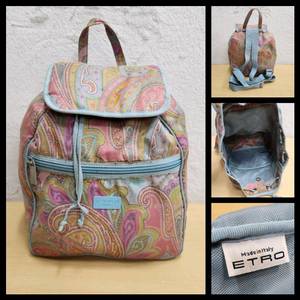 정품 에트로 가방 여성 패브릭 미니 백팩
