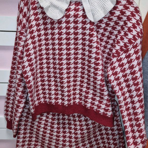 자라 키즈 여아 체크 니트 상하의 13-14세