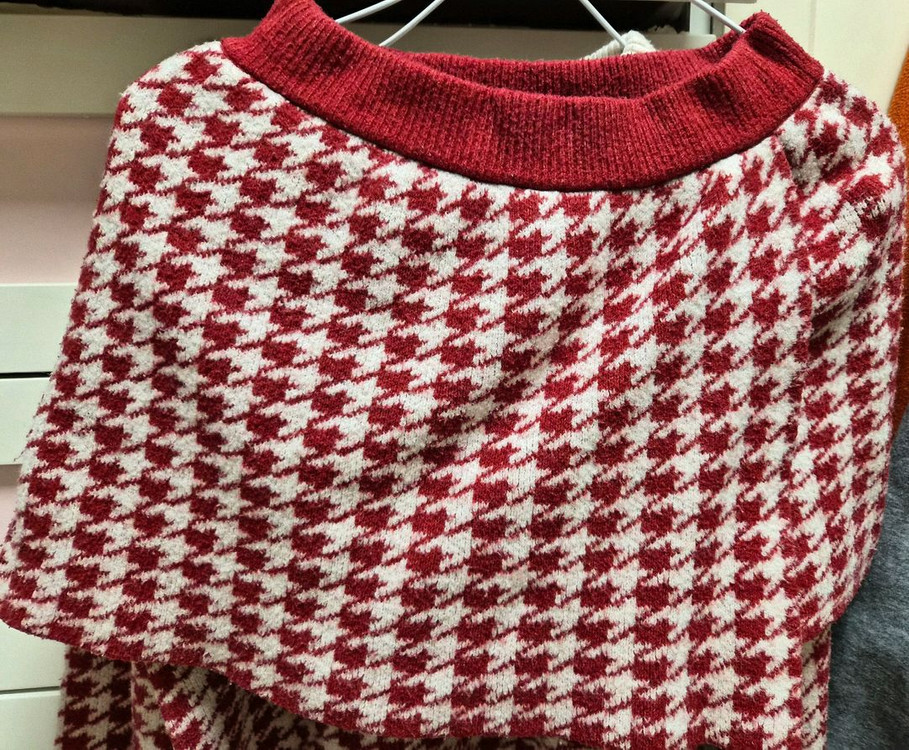 자라 키즈 여아 체크 니트 상하의 13-14세--3