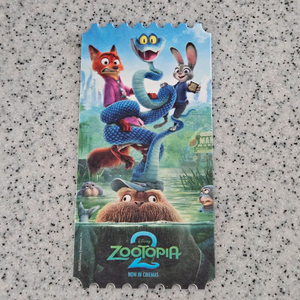 주토피아 오리지널티켓