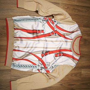 Max Cartizio 실크 &니트 블라우스