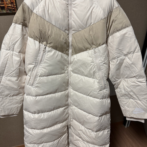 나이키 화이트 후드 롱패딩 라지 새상품 품절대란