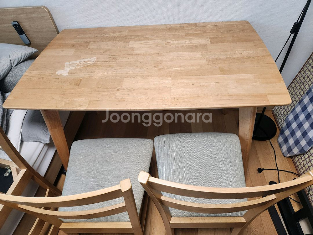 한샘 아일랜드 식탁 세트--1