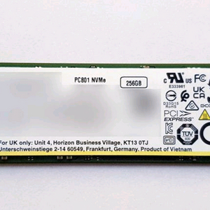 sk하이닉스 M.2 SSD 256GB NVMe PC801 2280 새제품급 택포