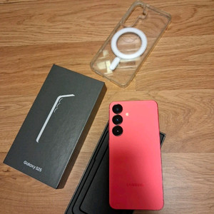 삼성 갤럭시s25 코랄레드 512기가 자급제 상태s급