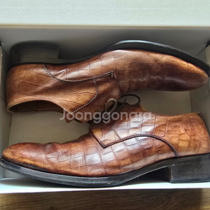 around the shoes 정품 이태리 수제화 사이즈 42 남성 구두 ( 275 mm )