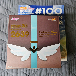 (미개봉/특전) 2639 하츠네 미쿠 100번째 모험 넨도로이드 넨도