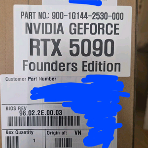 RTX 5090 FE 미개봉