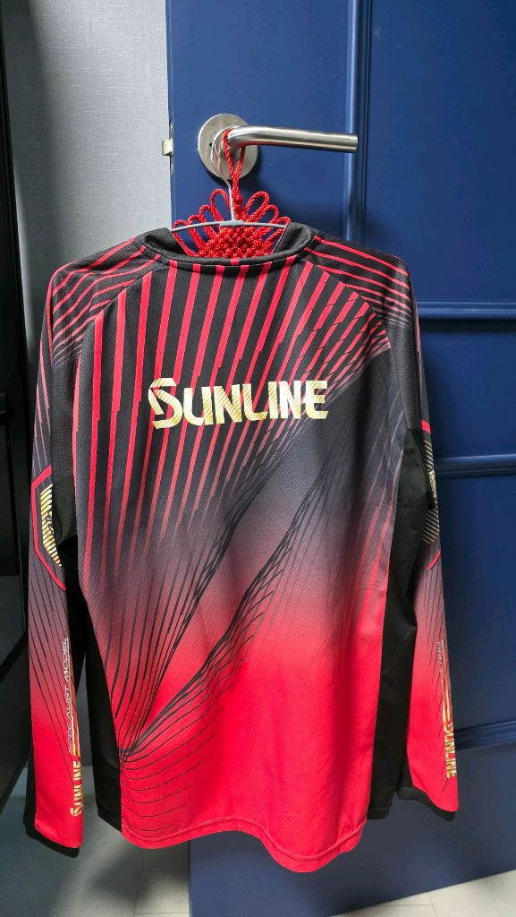 선라인 낚시복 등 풀세트 이미지