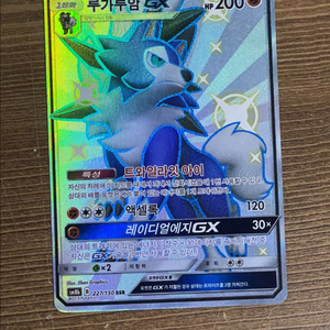 포켓몬카드 루가루암 GX ssr 이미지