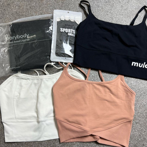 바리바디땀복레깅스s새상품(뮬라탑,요가양말등드림)