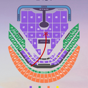 임영웅 서울 토요일 16구역 1열 명당 2연석