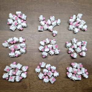 카일 저소음 박스 핑크축 스위치 90개