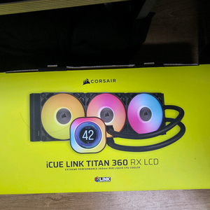 커세어 LINK TITAN 360 RX LCD CPU쿨러