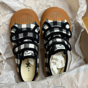 블루독 깅엄체크 스니커즈 190 새상품.