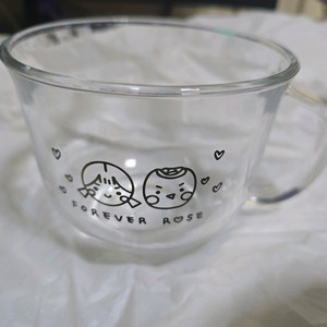 스트리머 견자희님 시리얼컵+키링