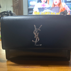 생로랑 레더 크로스백