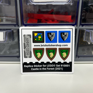 레고 브릭링크 910001 숲속의 성 스티커