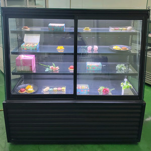 앞문형 정육 숙성 반찬 케잌 베이커리 냉동냉장 겸용 쇼케이스