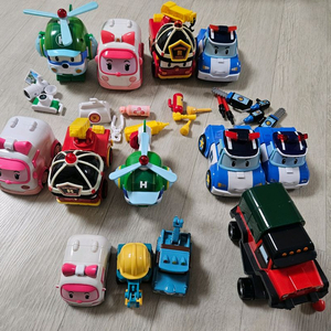 로보카폴리 디럭스 변신로봇 풀백 아기 장난감 포처, 다이캐스팅 일괄