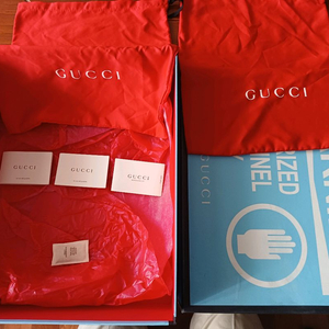 구찌 대형 신발상자 더스트백 홀리데이 컬렉션 신발상자