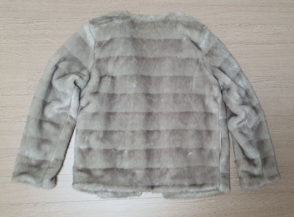 인조 폭스퍼 쟈켓 프리사이즈(55-66정도) 새제품--1