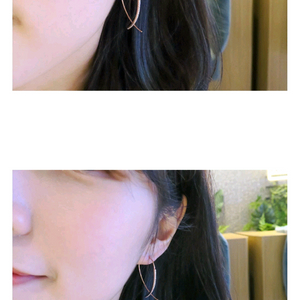 14k후크형 귀걸이