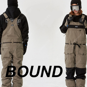 바운드 빕팬츠 보드바지 XL 사이즈 팝니다